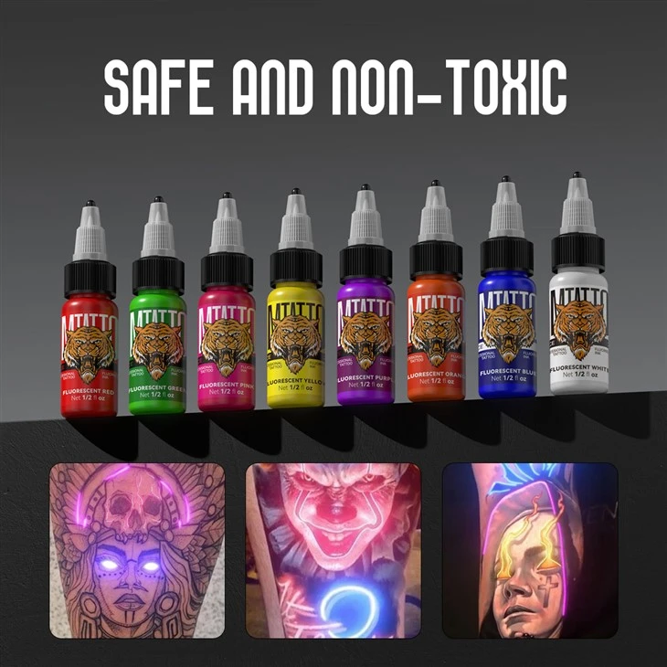 Fluorescent Tattoo Ink